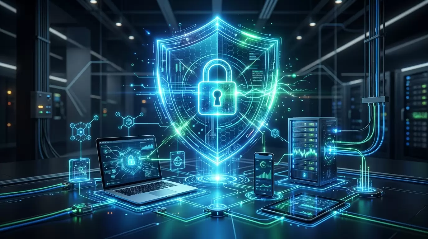 Digital shield protecting connected devices